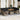 10-delige Loungeset met kussens poly rattan grijs