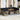 10-delige Loungeset met kussens poly rattan grijs
