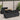 6-delige Loungeset met kussens poly rattan zwart