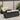 6-delige Loungeset met kussens poly rattan zwart