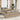 6-delige Loungeset met kussens poly rattan beige