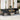 8-delige Loungeset met kussens poly rattan grijs