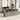 6-delige Loungeset met kussens poly rattan grijs