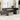6-delige Loungeset met kussens poly rattan grijs