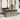 6-delige Loungeset met kussens poly rattan grijs