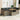 6-delige Loungeset met kussens poly rattan acacia grijs