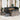 9-delige Loungeset met kussens poly rattan acacia grijs