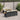 6-delige Loungeset met kussens poly rattan acacia zwart