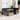 6-delige Loungeset met kussens poly rattan acacia grijs