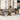 8-delige Loungeset met kussens poly rattan acacia beige