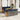 7-delige Loungeset met kussens poly rattan acacia grijs