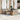 9-delige Loungeset met kussens poly rattan acacia beige