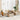 6-delige Loungeset met kussens poly rattan acacia beige