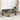 6-delige Loungeset met kussens poly rattan lichtgrijs