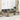 6-delige Loungeset met kussens poly rattan lichtgrijs