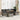 6-delige Loungeset met kussens poly rattan acacia grijs