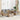6-delige Loungeset met kussens poly rattan beige
