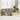 8-delige Loungeset met kussens poly rattan beige