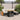 6-delige Loungeset met kussens poly rattan zwart