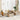 6-delige Loungeset met kussens poly rattan beige