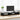 Monitorstandaard 100x24x13 cm zwart eikenhout