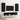 Wand TV-kast 2 pcs Zwart eiken 30.5 x 30 x 90 cm Bewerkt hout