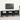 TV-kast Zwart eiken 150 x 30 x 44.5 cm Bewerkt hout