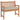 Palletkussen voor bank Taupe 110 x 40 x 8 cm Oxford stof