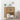 Wandkast artisanaal eikenkleurig 80 x 33 x 80 cm Bewerkt hout