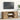 TV Kast artisanaal eikenkleurig 100 x 35 x 40 cm Bewerkt hout