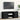 TV Kast Zwart eiken 100 x 35 x 40 cm Bewerkt hout
