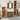 Badkamermeubelset 4 pcs Bruin 33 x 33 x 185.5 cm Bewerkt hout