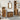 Badkamermeubelset 4 pcs Bruin 33 x 33 x 185.5 cm Bewerkt hout