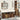 Badkamermeubelset met plank 4 pcs Oud hout 33 x 33 x 185.5 cm