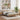 Bedframe artisanaal eikenkleurig 150 x 200 cm Bewerkt hout