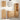 Badkamermeubel Set met lade 4 pcs Bruin 114 x 43 x 73.5 cm