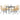 5-delige Tuinset poly rattan glas bruin