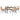 5-delige Tuinset met kussens poly rattan glas bruin