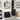 Badkamermeubelset Anders 3 pcs Zwart eiken 33 x 33 x 185.5 cm