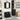Badkamerkast set met plank 3 pcs Zwart eiken 33 x 33 x 185.5 cm