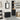 Badkamermeubelset 3 pcs Zwart 33 x 33 x 185.5 cm Bewerkt hout