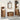 Badkamermeubelset 4 pcs Bruin 33 x 33 x 185.5 cm Bewerkt hout