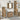 Badkamermeubelset 4 pcs Bruin 33 x 33 x 185.5 cm Bewerkt hout