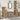 Badkamermeubelset 4 pcs Bruin 33 x 33 x 185.5 cm Bewerkt hout