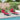 Ligstoel 2-persoon 2 pcs Rood 58 x 188 x 77cm Stof