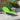 Opvouwbare zonnebed 1-persoon Groen 56 x 189 x 87cm Stof