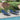 Opvouwbare zonnebed 2-persoon 2 pcs Blauw 56 x 189 x 87cm Stof
