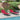 Opvouwbare zonnebed 2-persoon 2 pcs Rood 56 x 189 x 87cm Stof
