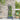 Tuindruppel met Trellis Lichtgrijs 40 x 40 x 125,5 cm PP
