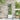 Tuindruppel met Trellis Wit 40 x 40 x 143 cm PP